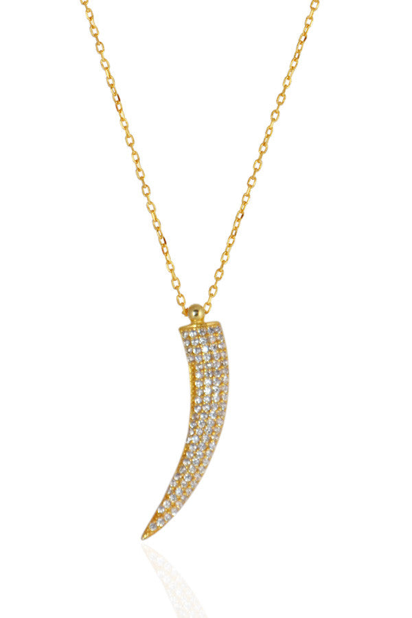 Gold Horn Necklace