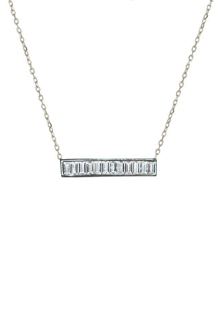 Baguette Bar Necklace