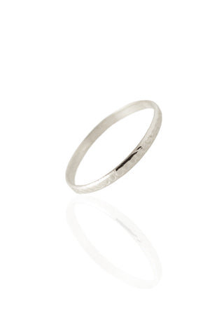 White Gold Midi Ring