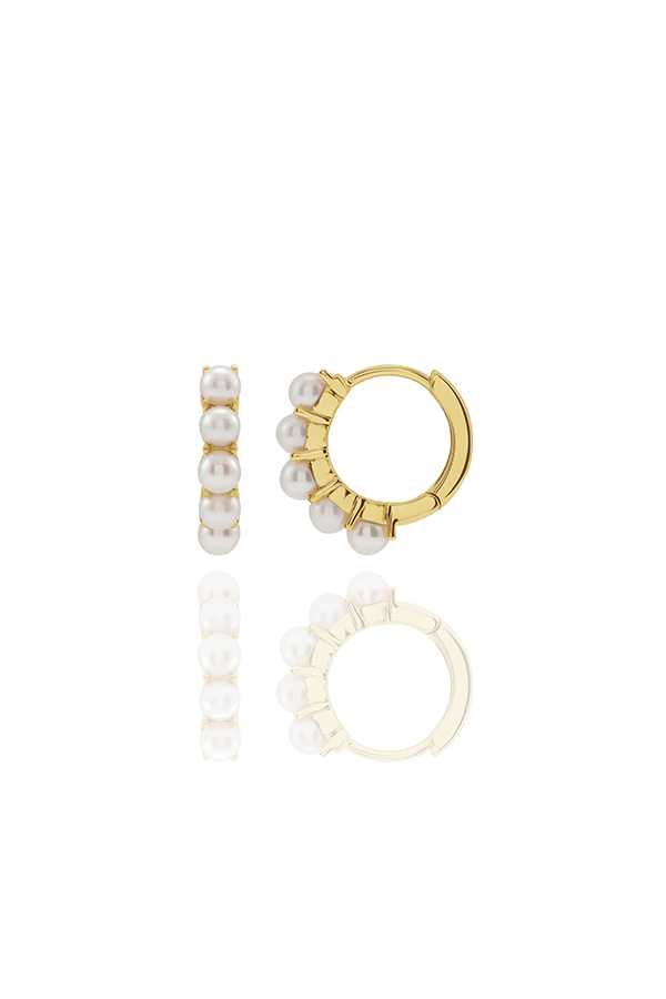 Freshwater Pearl Huggie Hoop