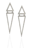 Silver Trapeze Earrings