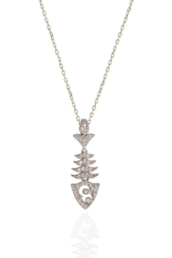 Silver Fish Necklace