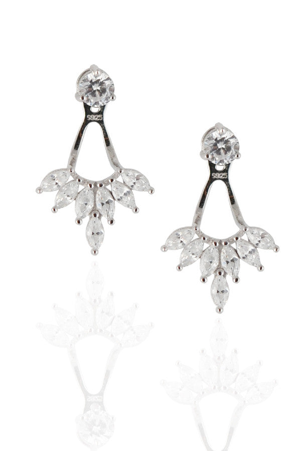 Silver Tutu Earrings