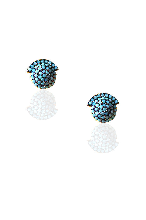 Turquoise Flare Earrings