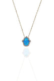 Opal Hand of Fatima Necklace