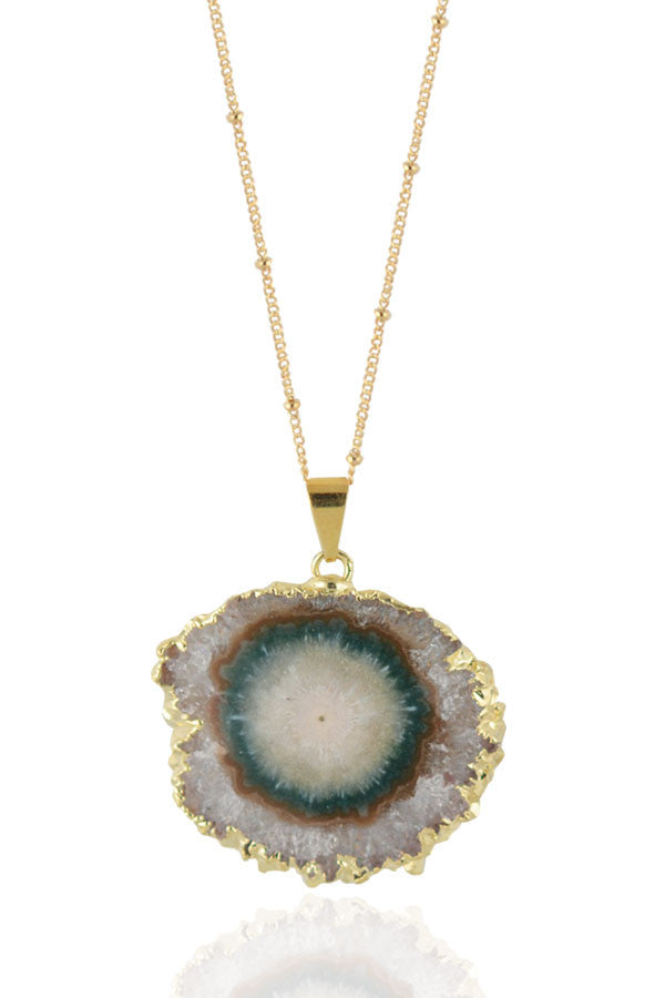 Stalactite Slice Pendant