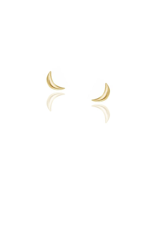 Teeny Tiny Crescent Moon Studs