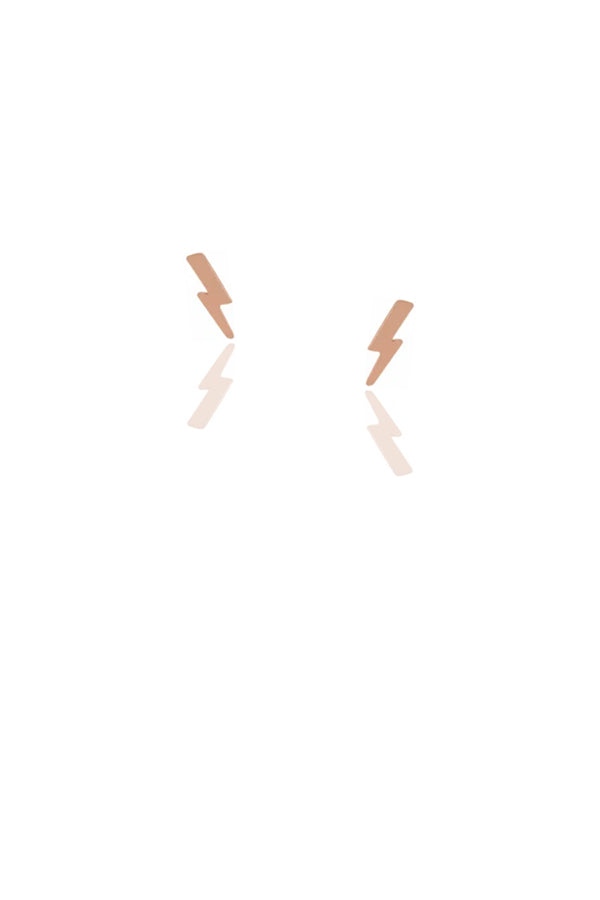 Teeny Tiny Lightning Bolt Studs